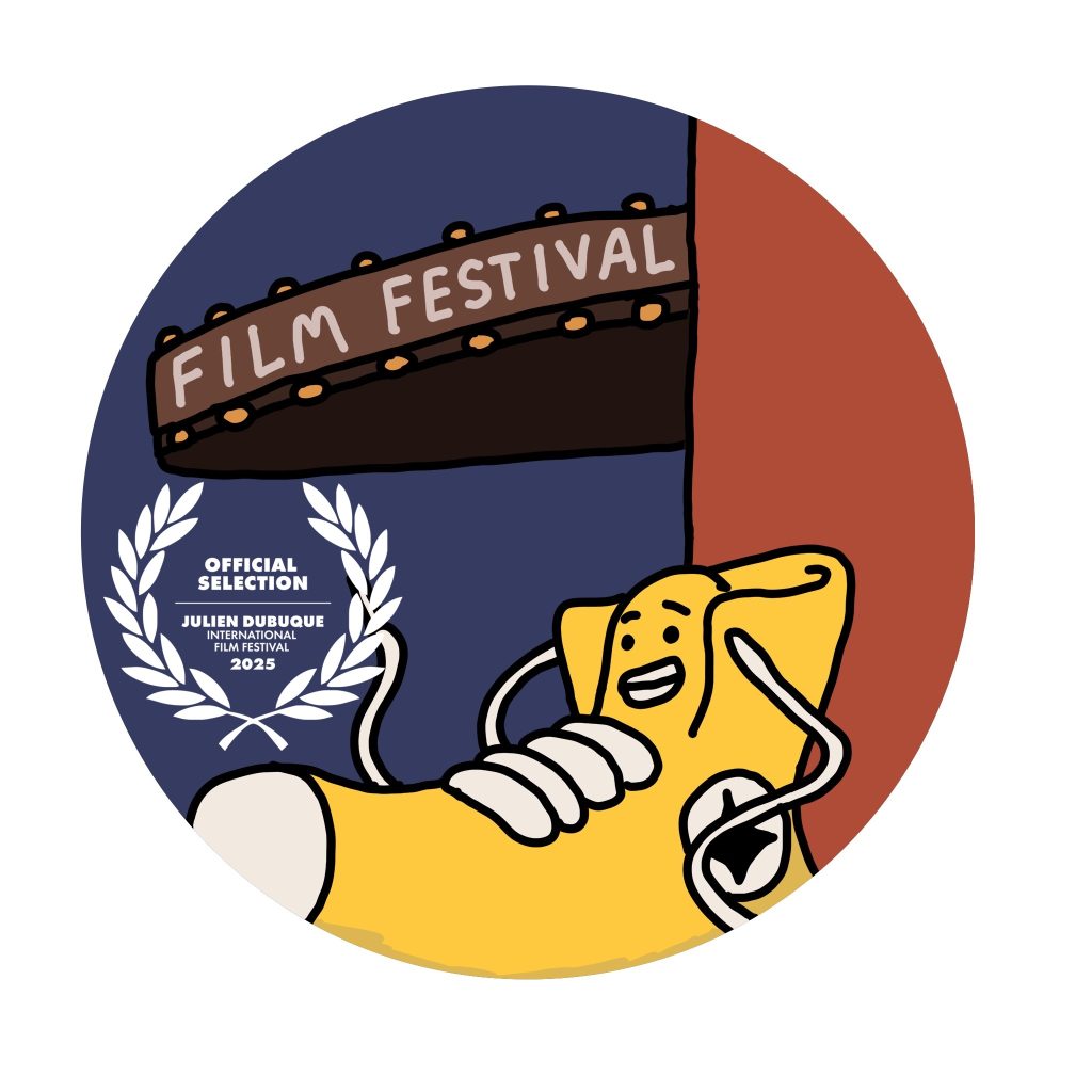 Chen Drachman's But I'm a Shoe film image with the Julien Dubuque Film Festival's Laurel for 2025 official selection