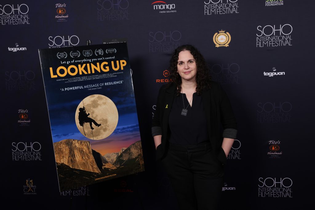 Chen Drachman at the Looking Up NYC premiere screening at the SOHO International Film Festival, Thursday, Oct. 9, 2025 in New York. (Photo by Jason DeCrow)
